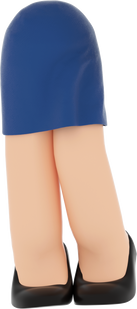 3D People Body Skirt Attire